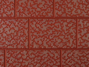 Кирпичная текстура Декоративная металлическая стеновая панель для изоляции и стиля домашнего офиса