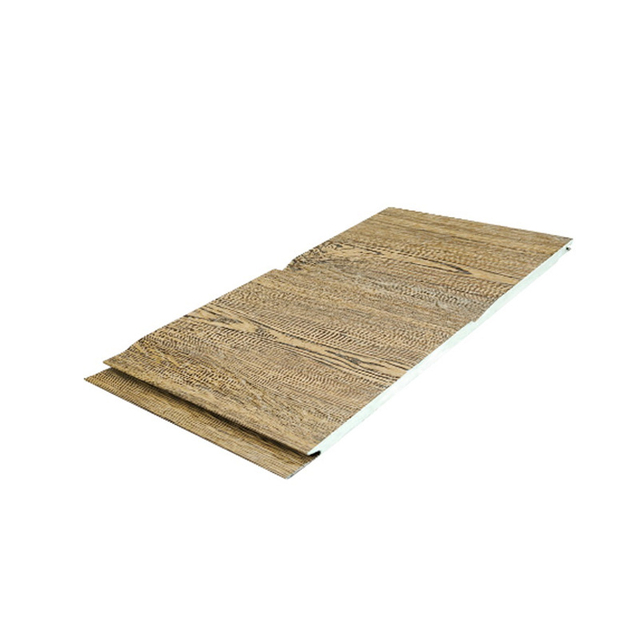 Текстура древесины 16 мм, настраиваемые металлические декоративные полиуретановые стеновые панели для отделки стен, строительные материалы