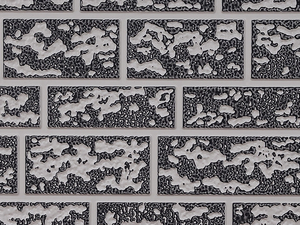 Кирпичная текстура, простая установка, полиуретановая композитная панель для системной панели вилл