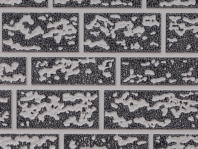 Кирпичная текстура, простая установка, полиуретановая композитная панель для системной панели вилл