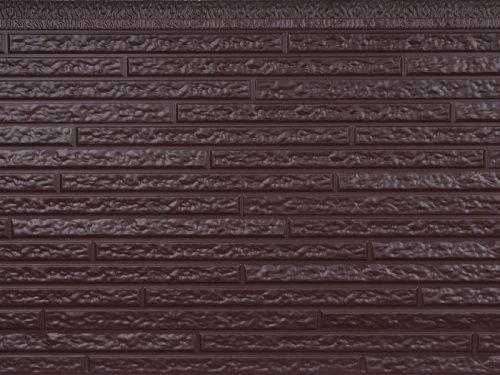 Элегантная изоляционная плита с текстурой планки для современных складов и экстерьеров магазинов Изолированная стеновая панель