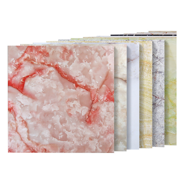 Настраиваемые УФ-стеновые панели с мраморной текстурой для уникальных поверхностей стен ванной комнаты