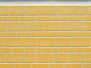 Кирпичная текстура Металлическая межслойная панель Изоляционные панели для наружных стен