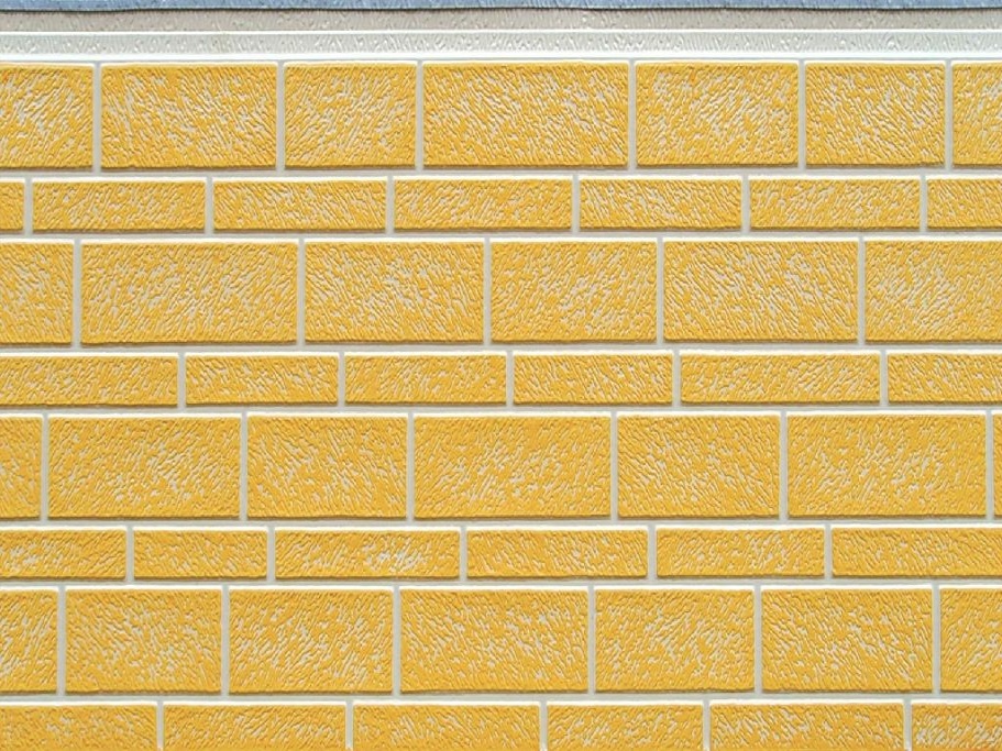 Кирпичная текстура Металлическая межслойная панель Изоляционные панели для наружных стен