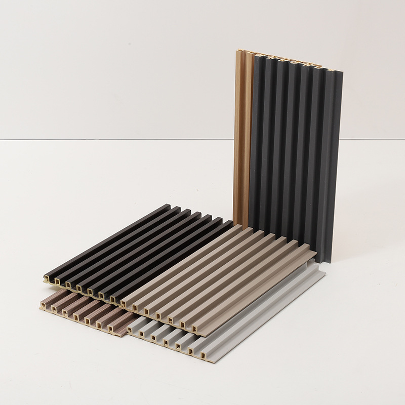 Стильная огнестойкая водонепроницаемая стеновая панель WPC соэкструзии, устойчивая к плесени