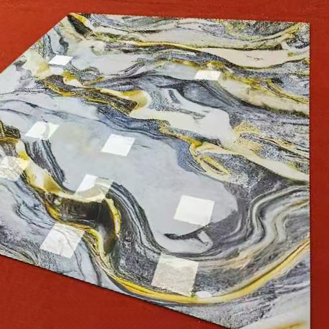 Текстура ткани Водостойкие УФ-стеновые панели премиум-класса для элегантных интерьеров