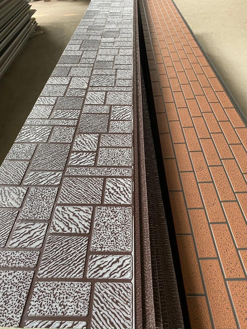 Кирпичная текстура Металлическая резная панель Внешний сайдинг Сэндвич-панель