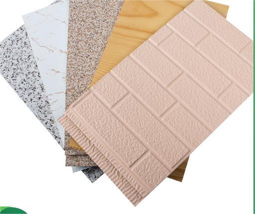 Гофрированная текстура украшает изготовленные на заказ удобные и быстрые современные композитные стеновые панели для переформовки