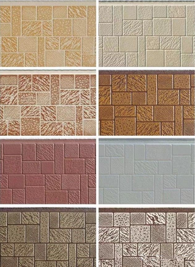 Полиуретановая текстура с мраморной текстурой. Простая установка. Изоляция наружной стены для изоляционной плиты вашей виллы.