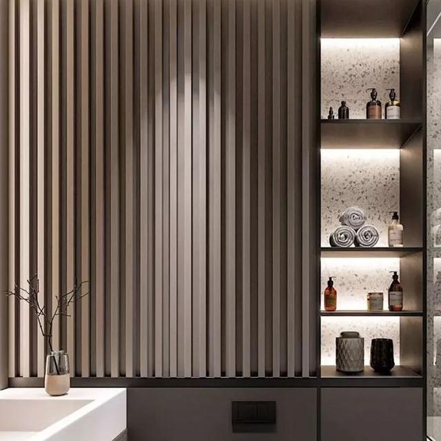 Стильная 3D пластиковая полая облицовочная доска из ДПК для уникального дизайна стен