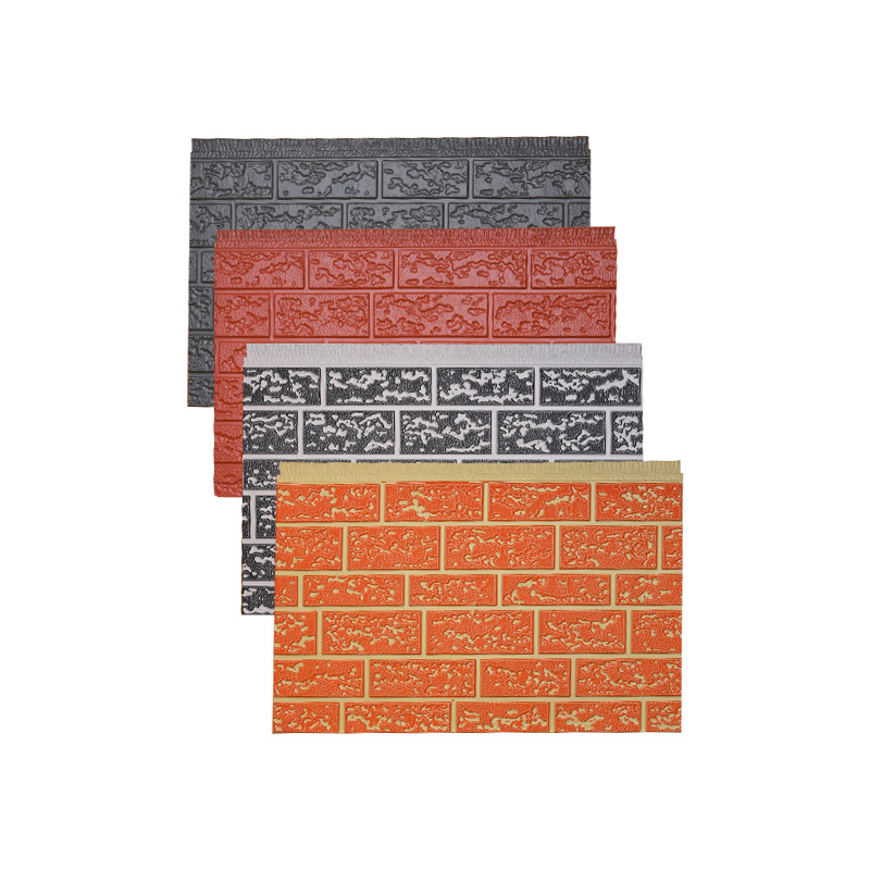 Кирпичная текстура. Инновационная металлическая резная композитная доска. Решения для стен. Изоляционная плита.