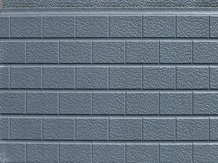 Кирпичная текстура. Металлическая резная панель. Внешний сайдинг.