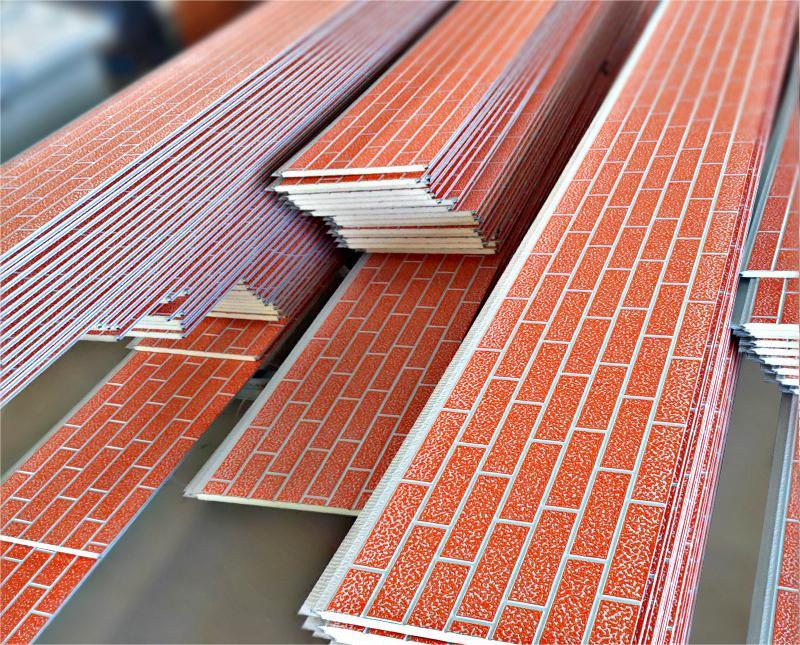 Гофрированная текстура украшает изготовленные на заказ удобные и быстрые современные композитные стеновые панели для переформовки