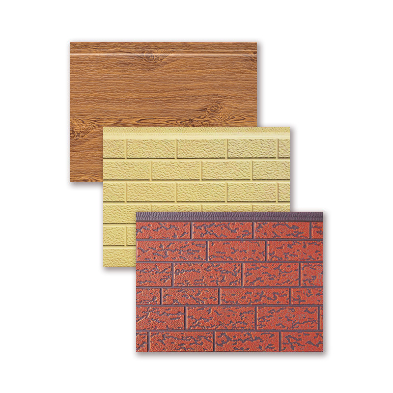 Фабрика текстурированной планки, прямая продажа, металлические резные изоляционные панели для домашней стальной конструкции