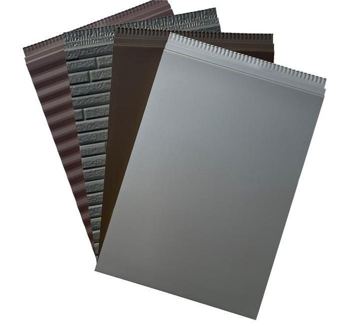 Функциональная кровельная панель с плоской текстурой для современного дома и магазина Изолированные стеновые панели сэндвича