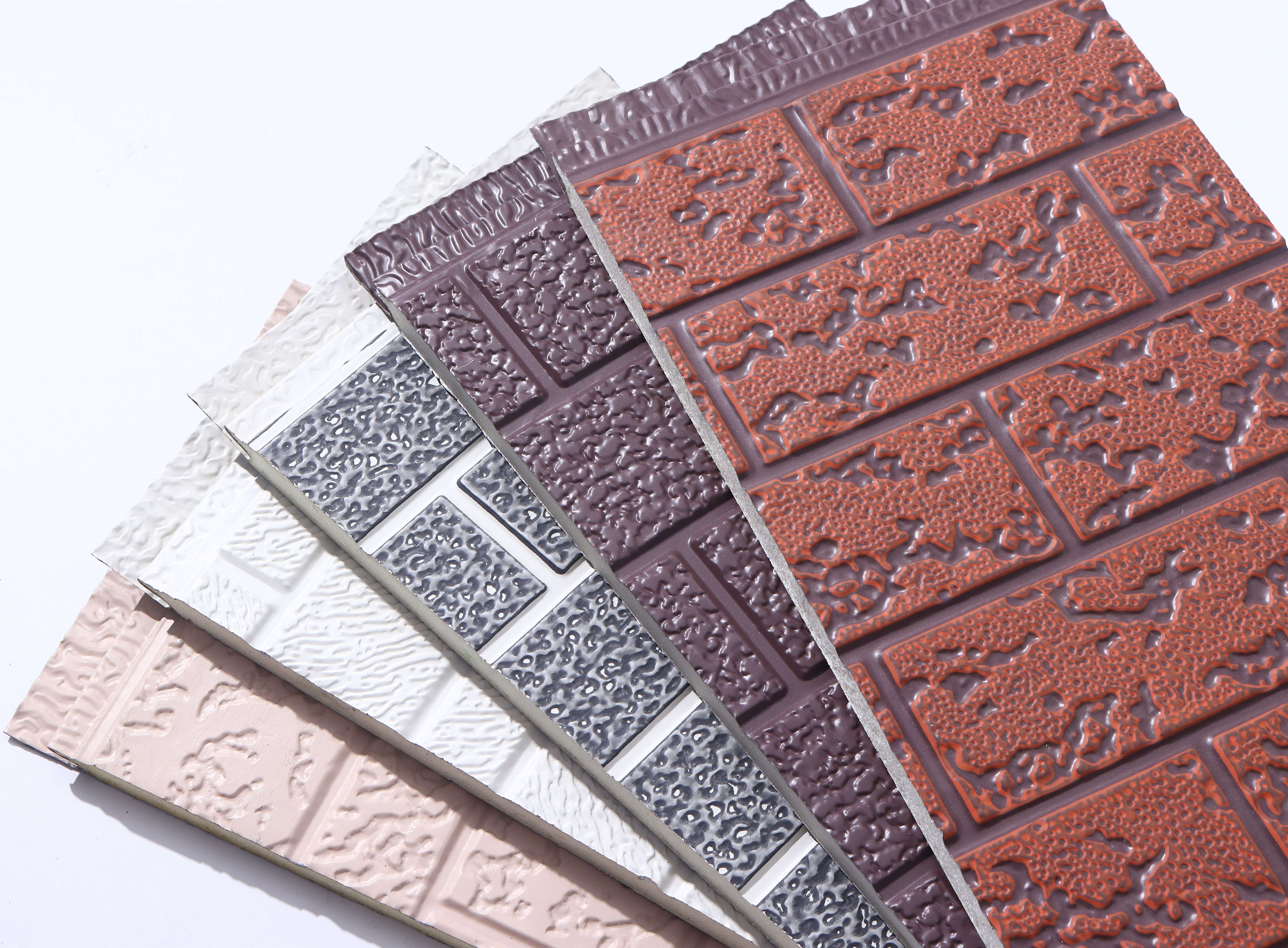 Мягкая текстура покрытия Металлическая стеновая панель Металлическая панельная доска