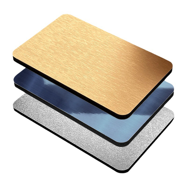 Огнестойкие и водонепроницаемые декоративные внутренние стеновые панели с металлической текстурой толщиной 4,5 мм для максимальной безопасности 