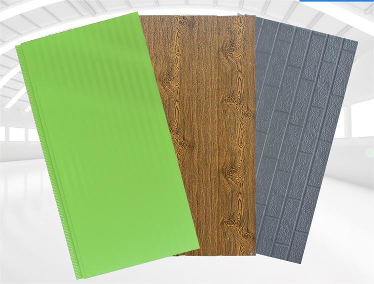 Мягкая текстура покрытия Металлическая стеновая панель Металлическая панельная доска