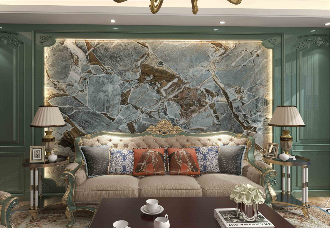 Элегантные настенные панели с мраморной текстурой для современных стеновых решений в ванной комнате