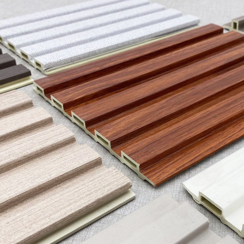 Простая установка стеновых панелей WPC для современного дизайна телевизионной комнаты