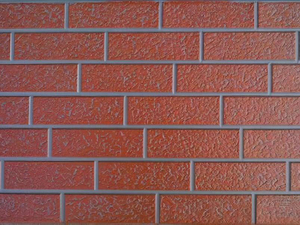 Материал с текстурой кирпича. Облицовка стен. Простая в установке и настраиваемая металлическая изоляция. Панели для наружных стен.