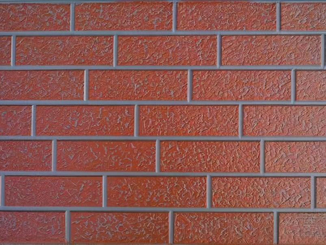 Материал с текстурой кирпича. Облицовка стен. Простая в установке и настраиваемая металлическая изоляция. Панели для наружных стен.