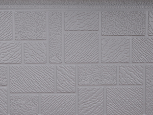 Кирпичная текстура Современный дом и сэндвич-панель из строительного материала