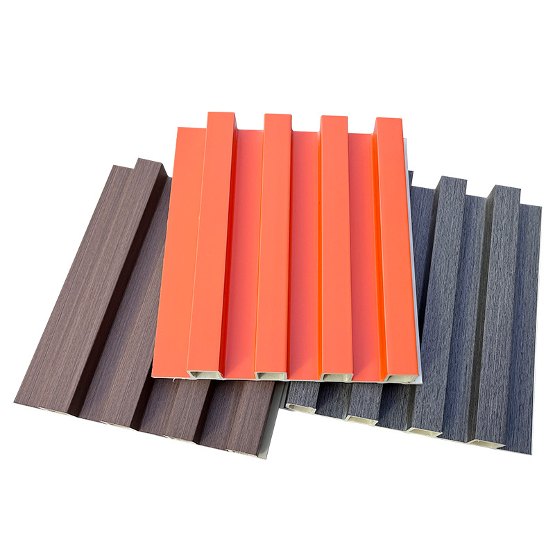 Элегантная облицовка стеновых панелей из коэкструзии WPC для современного домашнего украшения