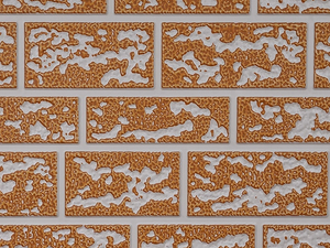 Стальная изоляционная панель премиум-класса с кирпичной текстурой для влагостойких и огнестойких панелей.