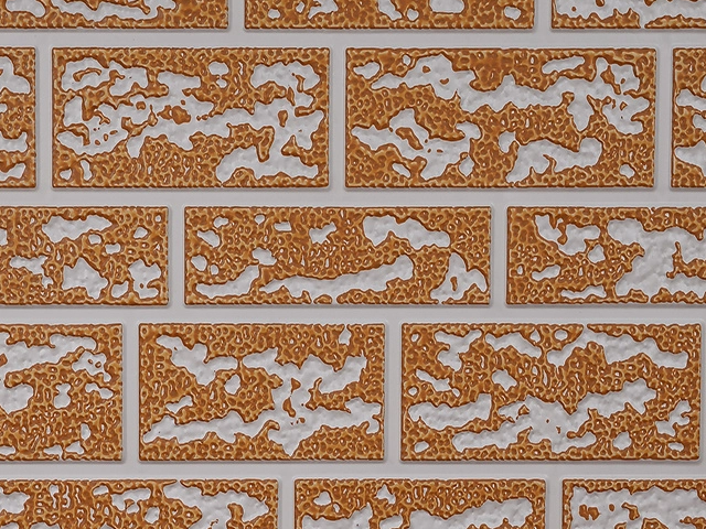 Стальная изоляционная панель премиум-класса с кирпичной текстурой для влагостойких и огнестойких панелей.