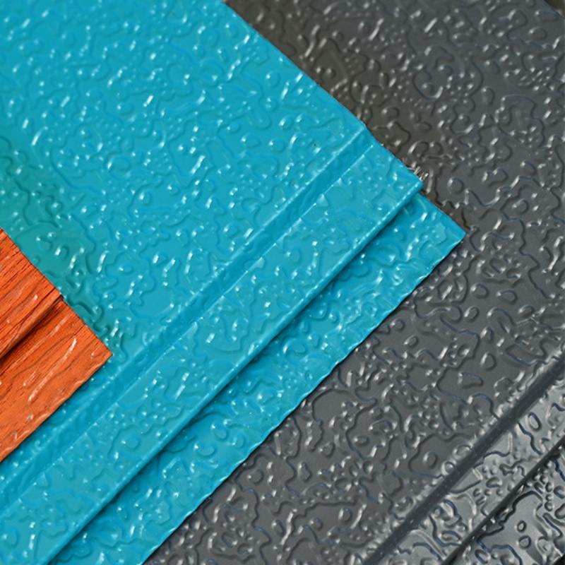 Текстура мягкого покрытия. Настраиваемая металлическая резная изоляционная панель для уникальных конструкций крыш вилл.