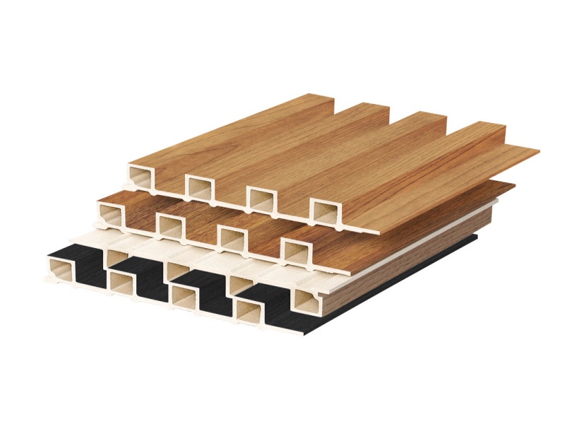 Легкая установка обшивки стеновой панели WPC соэкструзии для украшения дома