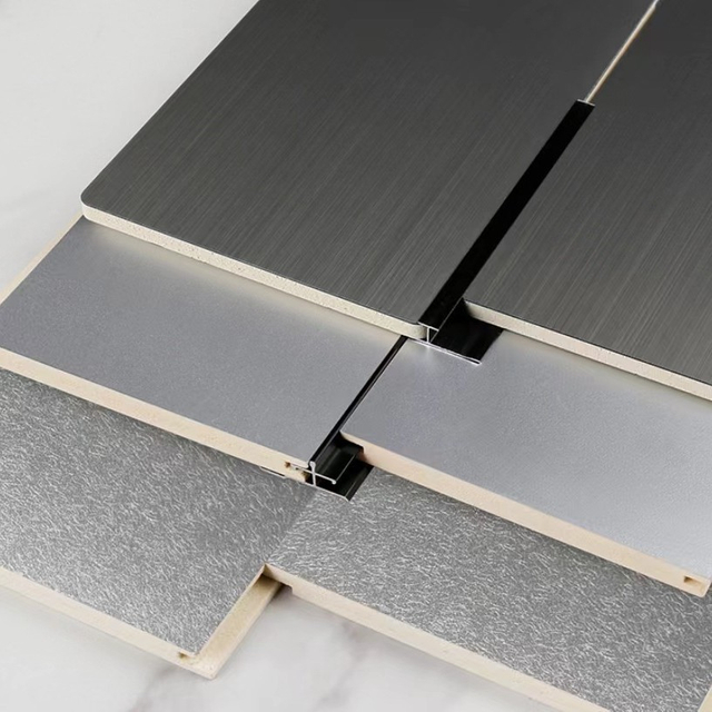 Панель в современном стиле с текстурой дерева толщиной 5 мм: карбоновая кристаллическая пластина премиум-класса для уникальных пространств