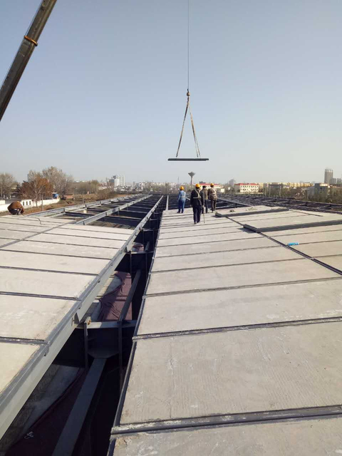 Депо технического обслуживания автомобилей с предварительным торможением. Взрывозащищенная пластина сброса давления.