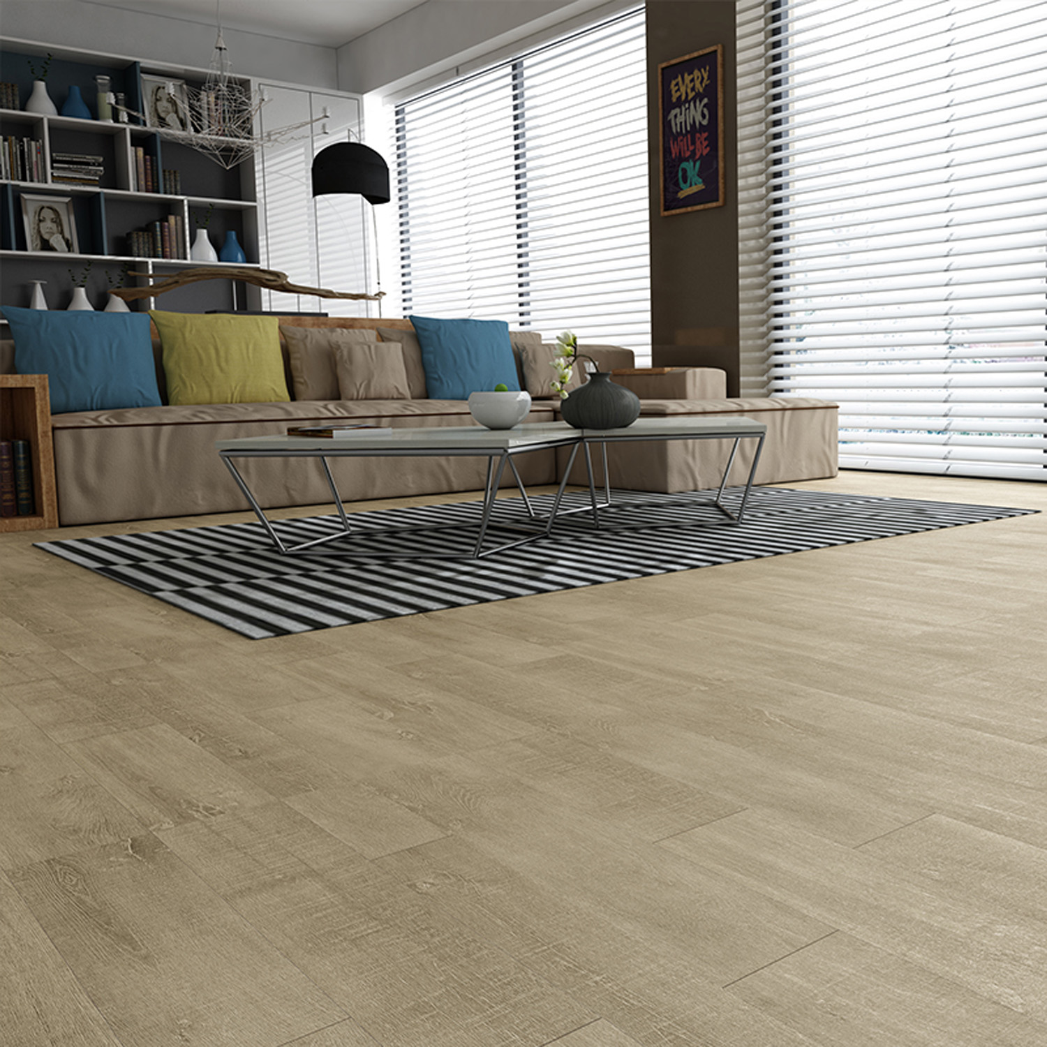 Установка Easy Click System Spc Flooring для офиса